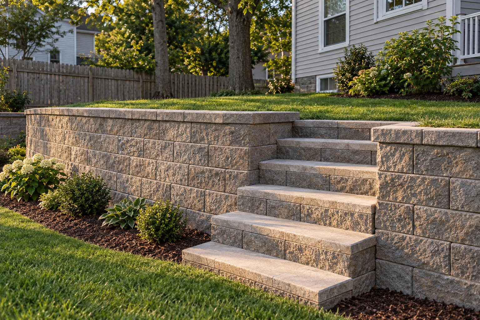 retaining wall contractors in Bridgeport